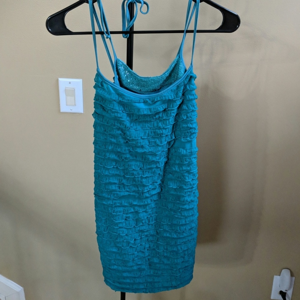 Remanika Party dress Blue in color size Small